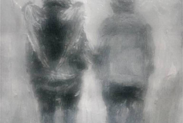 年老いた母さんと僕、雪道のこもれびと温もり