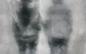 大切な年老いた、灯火天使母さんと僕、雪道のこもれびと温もり - 真鍋哲地 