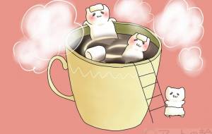 マシュマロたちの入浴 - 工房はんど こじか