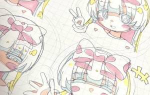 アニメ原画風イラスト2 - 安岡ひろ 