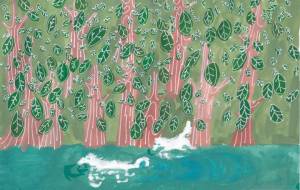 森の泉で休む - 工房はんど　toki 