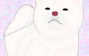 現場監督（秋田犬・白毛） - 華凪 