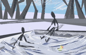 じゃぶじゃぶ池 - 水平器 