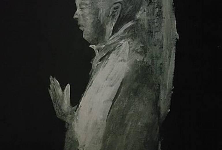 愛海認知症月灯仏（安らか静かな海、音が止まる）