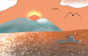 山と海 - 金垣魯文 