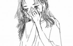 girl_泣いている - 田中アヤ