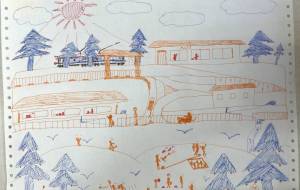 八戸線と種差海岸 - DE‐10・777号機