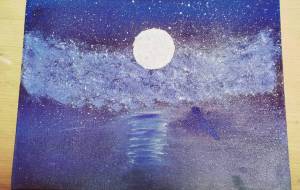 沖縄の青い海と綺麗な星空 - 松川永遠 