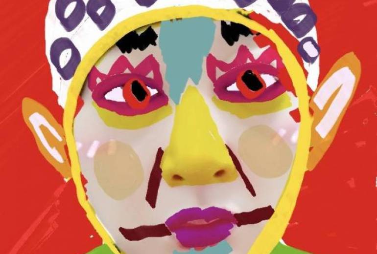 40代の頃の自分の落書き