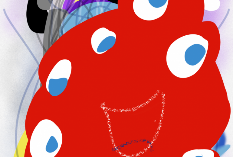 ミャクミャクのかき氷