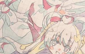 織姫と織姫♡原画風 - 安岡ひろ