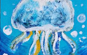 青いくらげ - wasabi