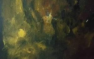 不動明王愛火炎（恋愛に思う）私は画家 - 真鍋哲地 