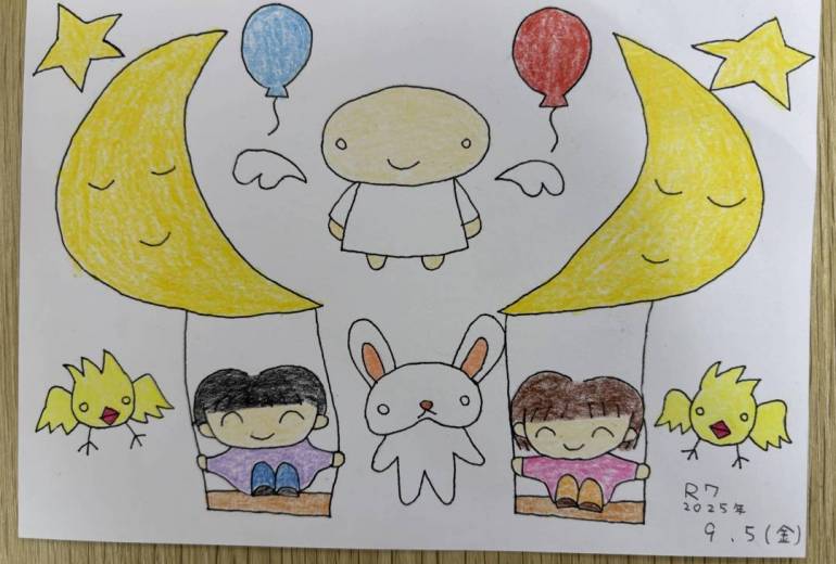 三日月からブランコ