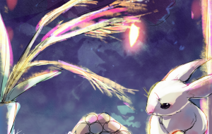 十五夜のお月見 - 花の月 