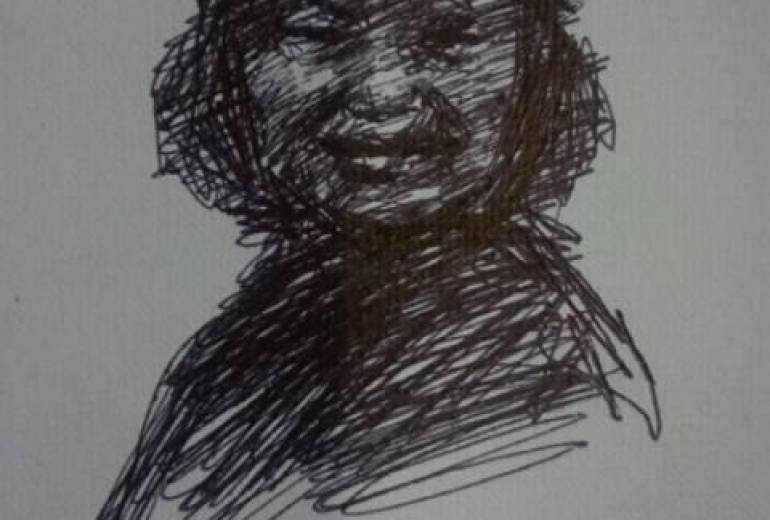 笑顔の母さん、今でも僕には、宝物、母恩慈悲投影魂心愛絵画