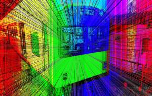 SPARK ON THE FULL COLOR なんちゃってアメコミ風 with 集中線_試作版 - 中河原昭仁 