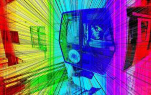 SPARK ON THE FULL COLOR なんちゃってアメコミ風 with 集中線_試作版 - 中河原昭仁 