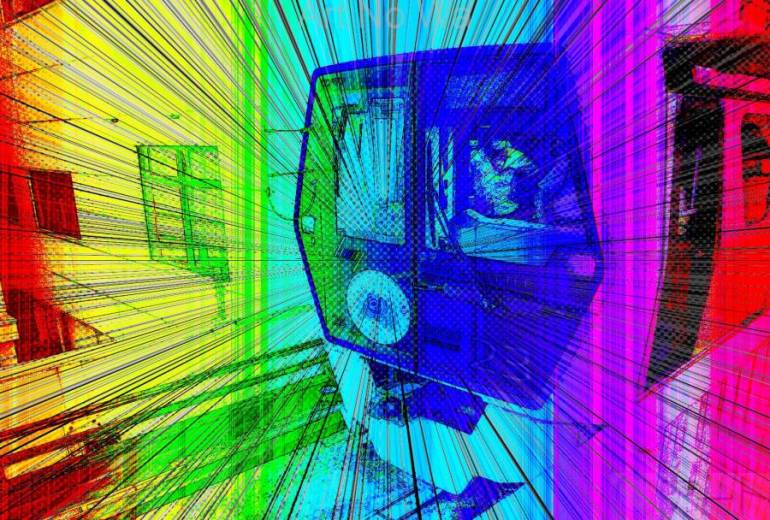 SPARK ON THE FULL COLOR なんちゃってアメコミ風 with 集中線_試作版