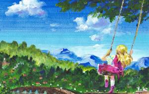 ぶらんこから見る世界 - 工房はんど　Yuki 