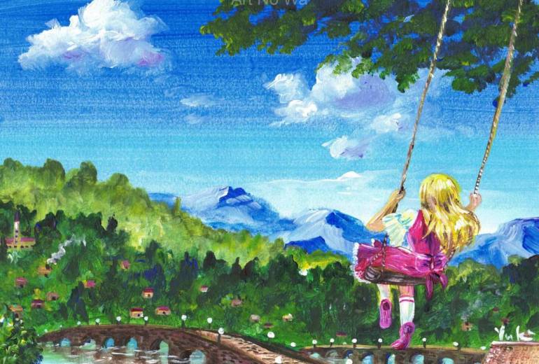 ぶらんこから見る世界