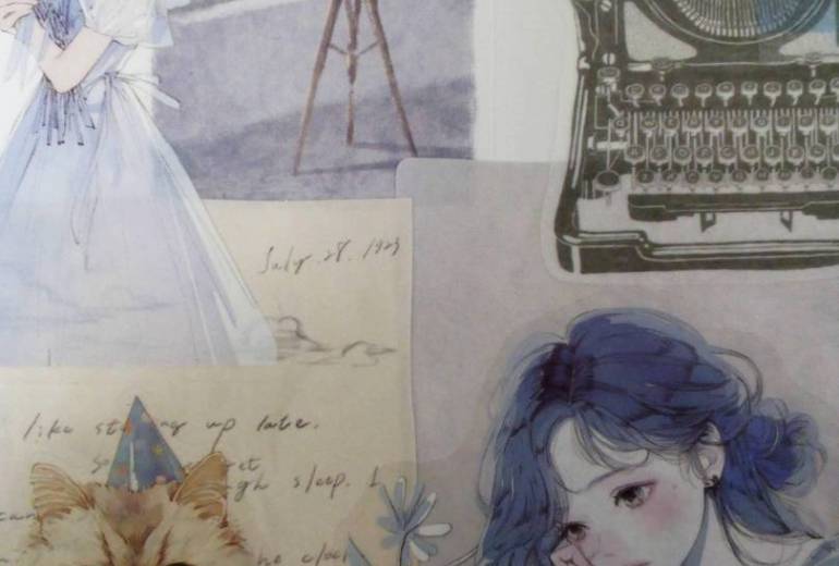 青いお嬢様の姉妹……