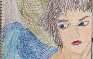 麦わら帽子を被った少女 - maco 