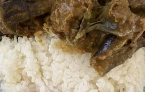 ナスと牛肉のカレー - 笹谷正博 