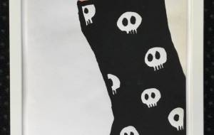 黒　ドクロ　タイツ - ヤマモト　シンイチロウ 