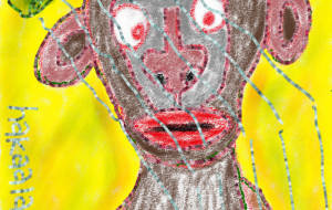 シャワーを浴びるサル - hakaalash 