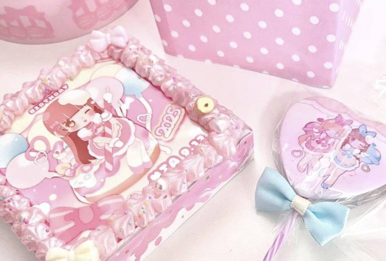 自作イラストボックス　バースデー