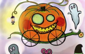 ハロウィンパーティのお迎え - 香織