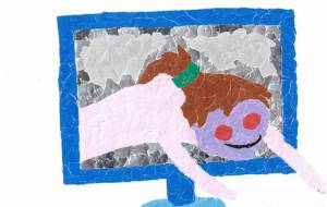 テレビお化け - もぐちゃん 