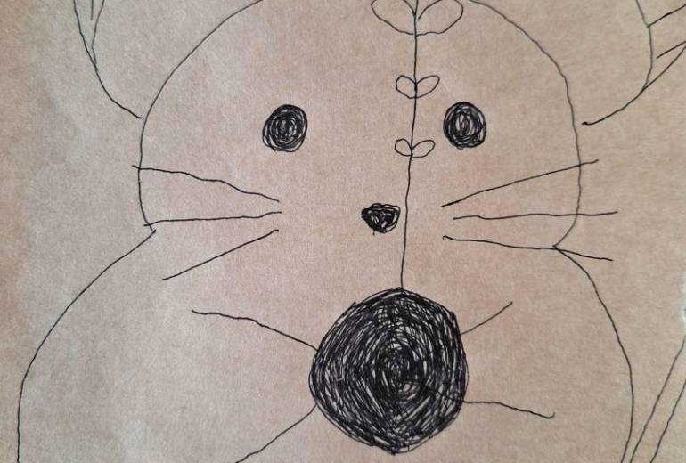 お花を育ててるちゅう。