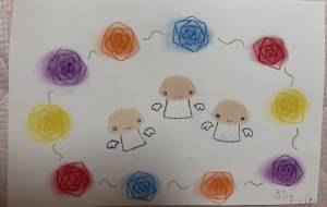 薔薇に囲まれて - 恵麻