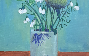 花瓶にいけた花 - 風乃ねずみ