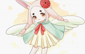 うさぎの女の子 - ロシュ