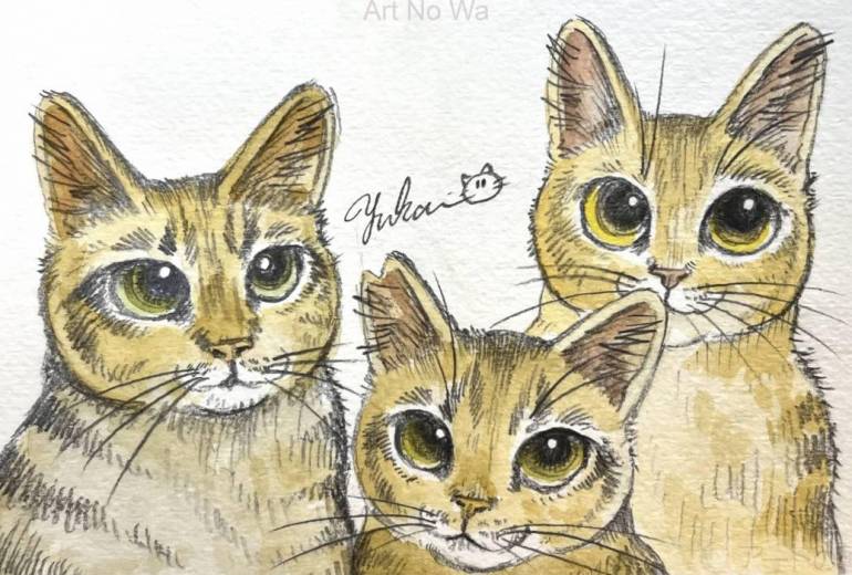 仲良しニャンズ