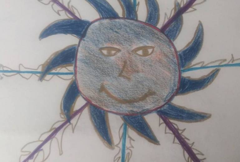 青の太陽　　天地