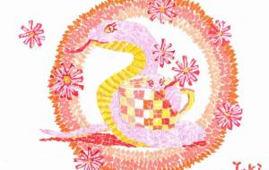 蛇の親子 - 工房はんど　Yuki 