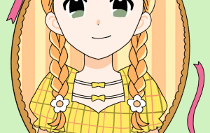 リボンと女の子 - もえぎ 