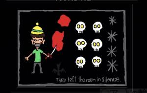 they left the room in silence. - ヤマモト シンイチロウ