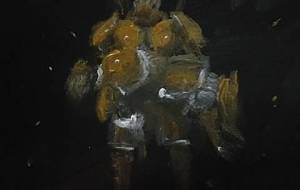 伐折羅大将、あばら骨は砕け身体を傷つき、伐折羅大将最後の力を振り絞り、殲滅餓鬼を - 真鍋哲地 