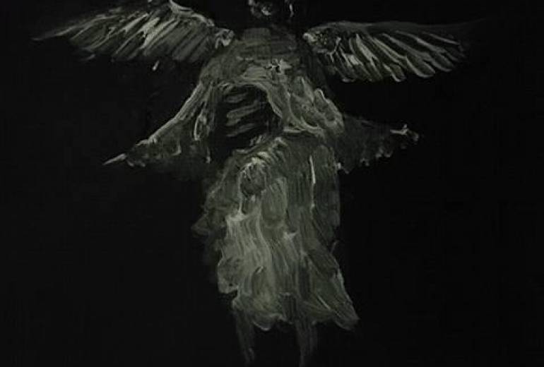 その壊れた翼でどこに行くの、もう行かないで、そばに居てください