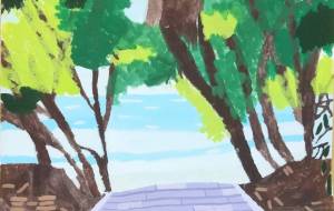 森の向こうは青い海 - わかな