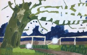 味真野小学校の桜 - わかな