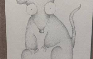 ねずみ - しろ4646