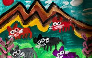 山の仲間野良ちゃん達 - 笹谷正博 