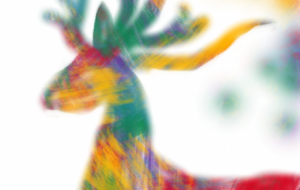 ハート　鹿の見上げる秋 - 【イベント】Challenged Artist Project【2025】 