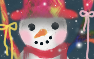 スペード 雪だるまの輝く冬 - 【イベント】Challenged Artist Project【2025】